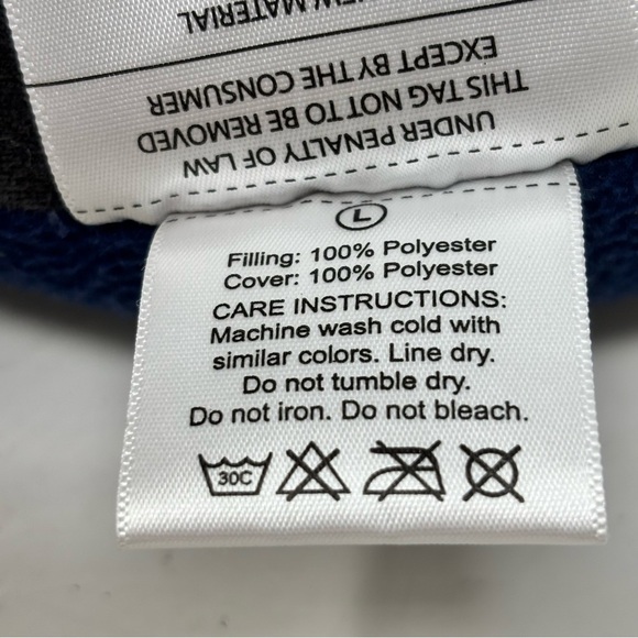 BCOZZY Neck Pillow for Travel Provides Double Support to Head Neck Blue OS - Picture 4 of 7